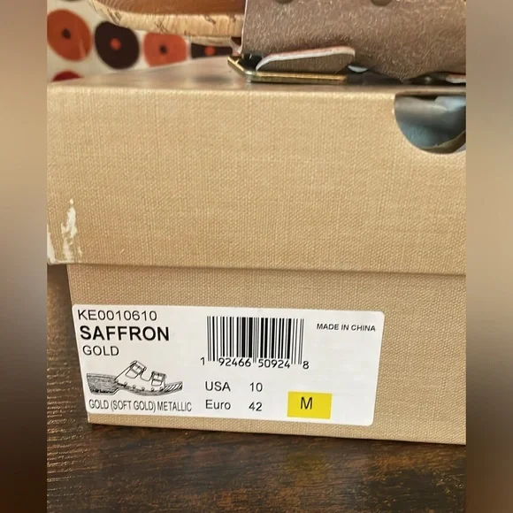 Kork-Ease saffron slide 10 M new in Box in soft Gold Metallic - Picture 8 of 8